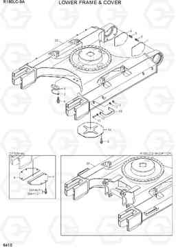 6410 LOWER FRAME & COVER R180LC-9A, Hyundai