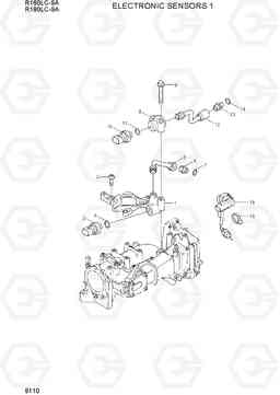 9110 ELECTRONIC SENSORS 1 R180LC-9A, Hyundai