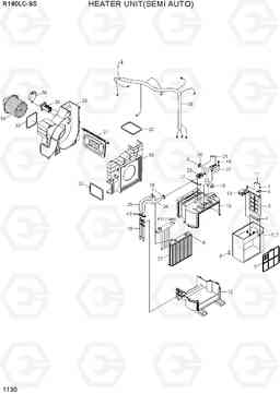 1130 HEATER UNIT(SEMI AUTO) R180LC-9S, Hyundai