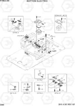 2090 BOTTOM ELECTRIC R180LC-9S, Hyundai