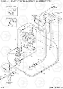 3275 PILOT HYD PIPING(BASE 1, CLUSTER TYPE 2) R180LC-9S, Hyundai