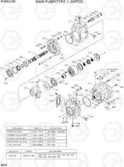 4010 MAIN PUMP(TYPE 1, W/PTO) R180LC-9S, Hyundai