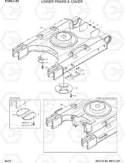 6410 LOWER FRAME & COVER R180LC-9S, Hyundai