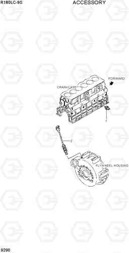 9290 ACCESSORY R180LC-9S, Hyundai