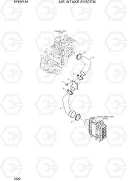 1020 AIR INTAKE SYSTEM R180W-9A, Hyundai