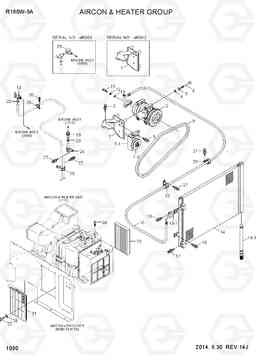 1090 AIRCON & HEATER GROUP R180W-9A, Hyundai