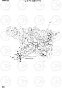 2040 ENGINE ELECTRIC R180W-9A, Hyundai