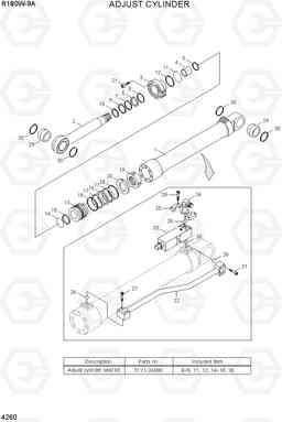 4260 ADJUST CYLINDER R180W-9A, Hyundai