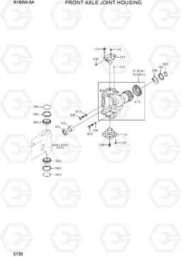 5130 FRONT AXLE JOINT HOUSING R180W-9A, Hyundai