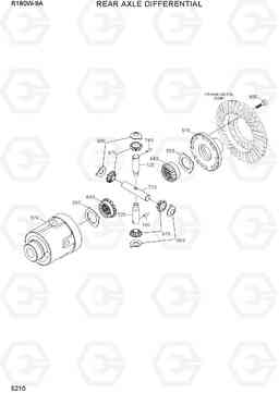 5210 REAR AXLE DIFFERENTIAL R180W-9A, Hyundai