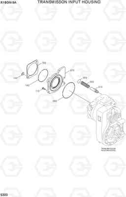 5300 TRANSMISSION INPUT HOUSING R180W-9A, Hyundai