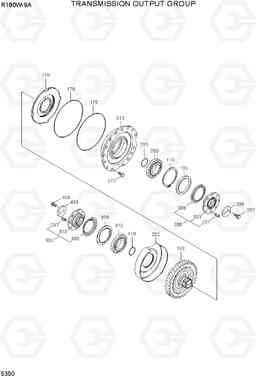 5350 TRANSMISSION OUTPUT GROUP R180W-9A, Hyundai
