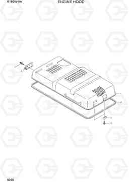 6250 ENGINE HOOD R180W-9A, Hyundai