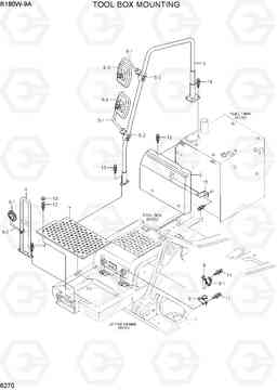 6270 TOOL BOX MOUNTING R180W-9A, Hyundai