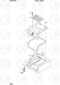 6280 TOOL BOX R180W-9A, Hyundai