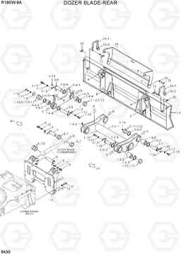 6430 DOZER BLADE-REAR R180W-9A, Hyundai