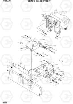 6440 DOZER BLADE-FRONT R180W-9A, Hyundai