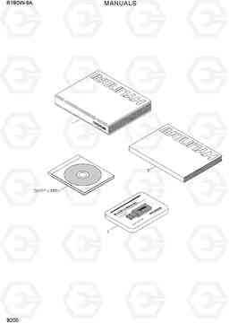 8200 MANUALS R180W-9A, Hyundai