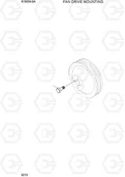 9210 FAN DRIVE MOUNTING R180W-9A, Hyundai