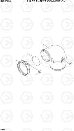 9335 AIR TRANSFER CONNECTION R180W-9A, Hyundai