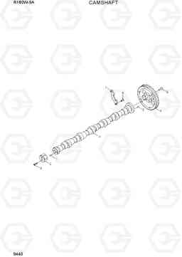 9440 CAMSHAFT R180W-9A, Hyundai