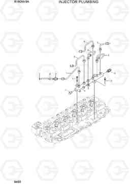 9460 INJECTOR PLUMBING R180W-9A, Hyundai