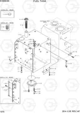 1070 FUEL TANK R180W-9S, Hyundai