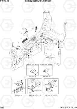 2080 CABIN ROOM ELECTRIC R180W-9S, Hyundai