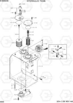 3020 HYDRAULIC TANK R180W-9S, Hyundai