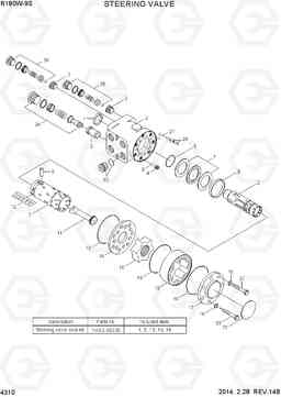 4310 STEERING VALVE R180W-9S, Hyundai