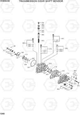 5360 TRANSMISSION GEAR SHIFT SENSOR R180W-9S, Hyundai