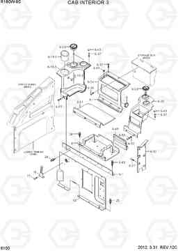 6100 CAB INTERIOR 3 R180W-9S, Hyundai