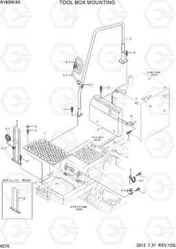 6270 TOOL BOX MOUNTING R180W-9S, Hyundai