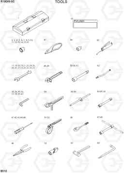 8010 TOOLS R180W-9S, Hyundai