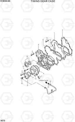 9070 TIMING GEAR CASE R180W-9S, Hyundai