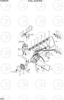 9210 FUEL SYSTEM R180W-9S, Hyundai