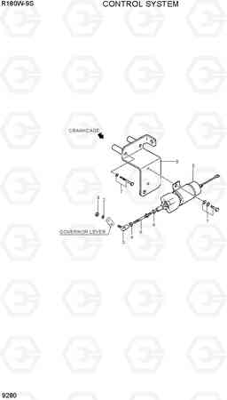 9280 CONTROL SYSTEM R180W-9S, Hyundai