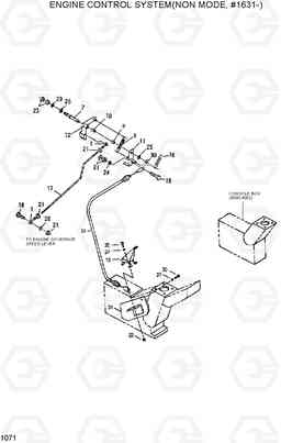 1071 ENGINE CONTROL SYSTEM(NON MODE, #1631-) R200LC, Hyundai