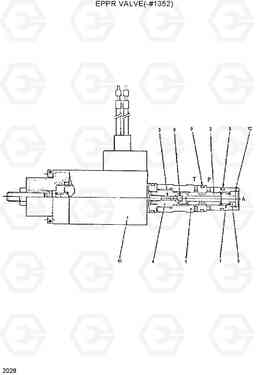 2028 EPPR VALVE(-#1352) R200LC, Hyundai