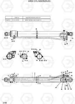 2190 ARM CYLINDER(OLD) R200LC, Hyundai