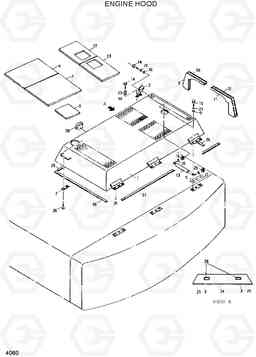 4060 ENGINE HOOD R200LC, Hyundai