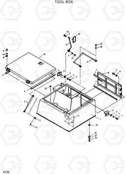 4100 TOOL BOX R200LC, Hyundai