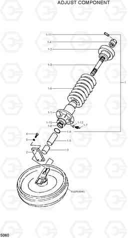 5060 ADJUST COMPONENT R200LC, Hyundai