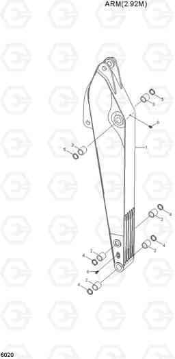 6020 ARM(2.92M) R200LC, Hyundai