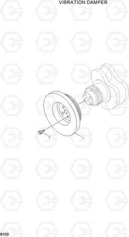 8100 VIBRATION DAMPER R200LC, Hyundai