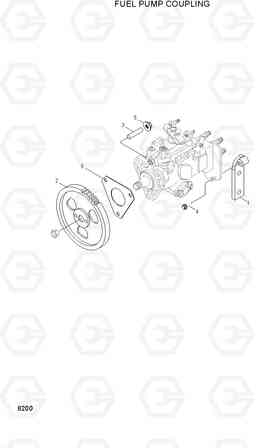 8200 FUEL PUMP COUPLING R200LC, Hyundai