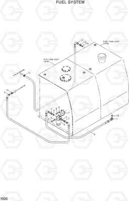 1020 FUEL SYSTEM R200NLC-3, Hyundai