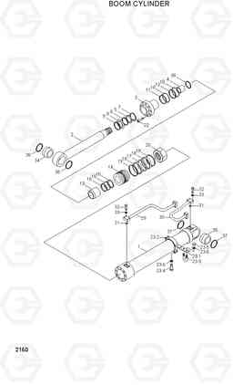 2160 BOOM CYLINDER R200NLC-3, Hyundai