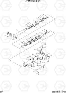 2170 ARM CYLINDER R200NLC-3, Hyundai