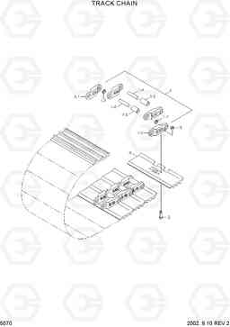 5070 TRACK CHAIN R200NLC-3, Hyundai